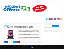 Tablet Screenshot of miglioriofferteweb.com
